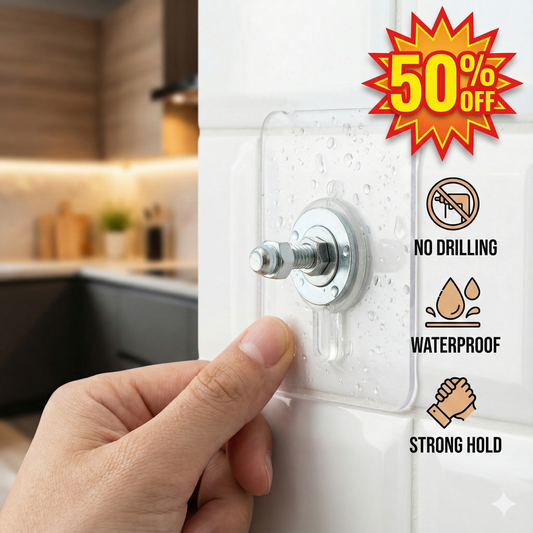 Adhesive Screw Wall Hooks