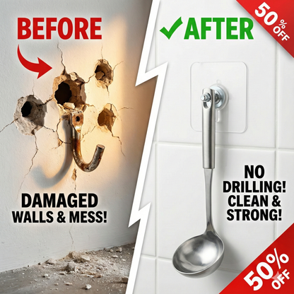 Adhesive Screw Wall Hooks